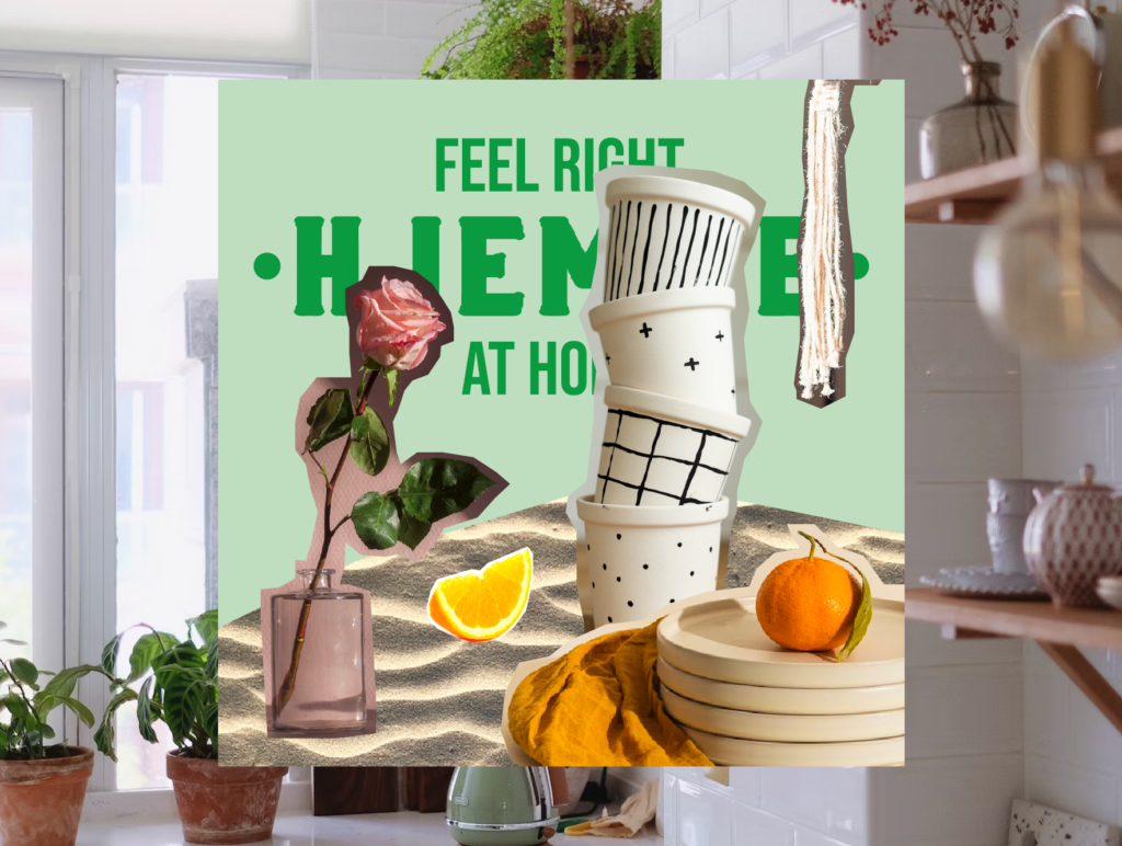 Hjemme sustainable homeware brand design by fulham based design studio althea sky